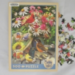 Flowers and birds, springtime