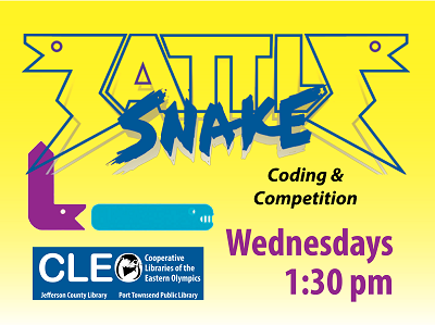 Battlesnake Coding Wednesdays @ 1:30 pm