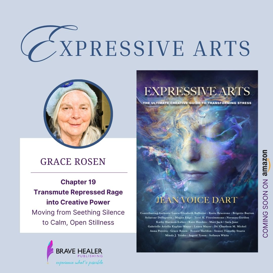 Picture of the author, a book, and a brief description.